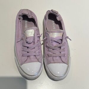Converse Women's Sneakers in Light Purple and White